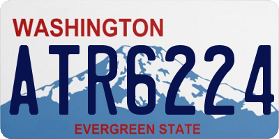 WA license plate ATR6224