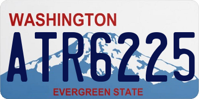 WA license plate ATR6225