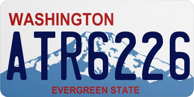WA license plate ATR6226