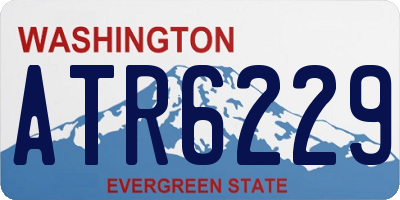 WA license plate ATR6229