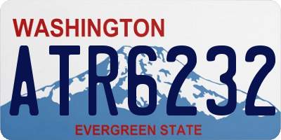 WA license plate ATR6232
