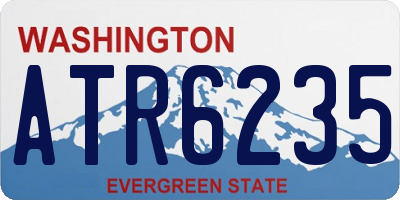 WA license plate ATR6235