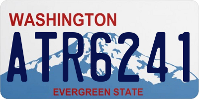 WA license plate ATR6241