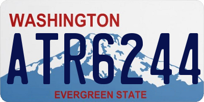 WA license plate ATR6244