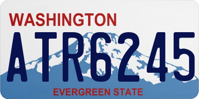 WA license plate ATR6245