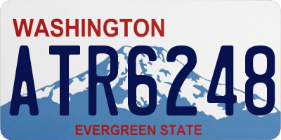 WA license plate ATR6248