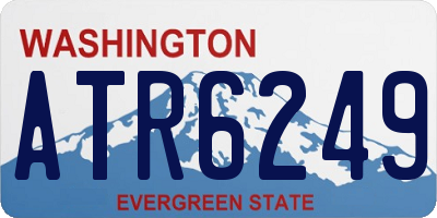 WA license plate ATR6249