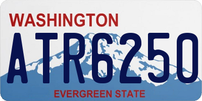 WA license plate ATR6250