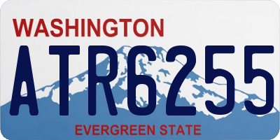 WA license plate ATR6255