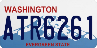 WA license plate ATR6261
