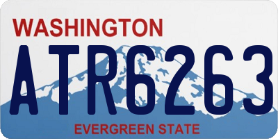 WA license plate ATR6263