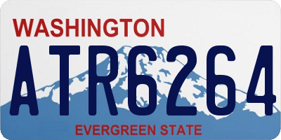 WA license plate ATR6264