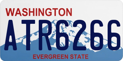 WA license plate ATR6266