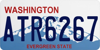 WA license plate ATR6267