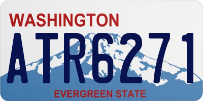 WA license plate ATR6271