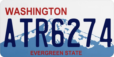 WA license plate ATR6274