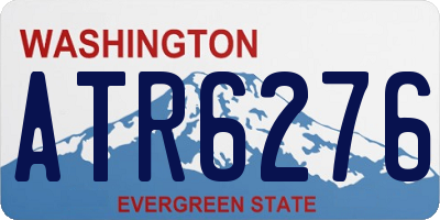 WA license plate ATR6276