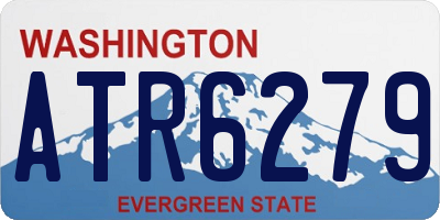 WA license plate ATR6279