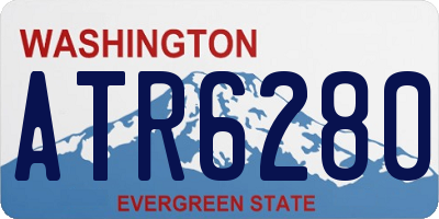 WA license plate ATR6280