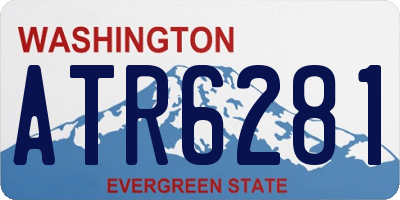 WA license plate ATR6281