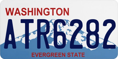 WA license plate ATR6282