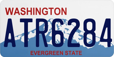 WA license plate ATR6284
