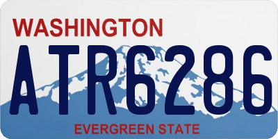 WA license plate ATR6286