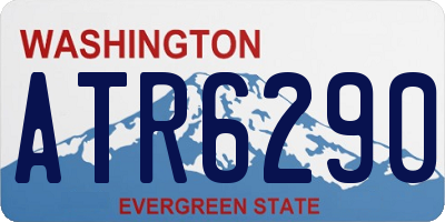 WA license plate ATR6290