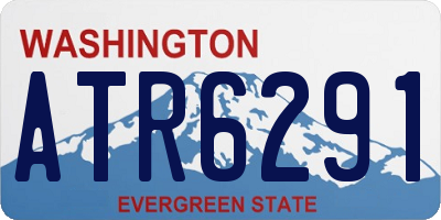 WA license plate ATR6291