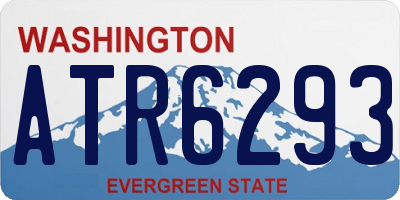 WA license plate ATR6293