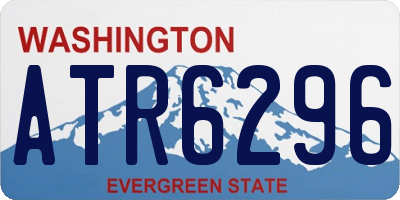 WA license plate ATR6296