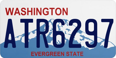 WA license plate ATR6297