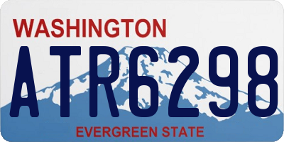 WA license plate ATR6298