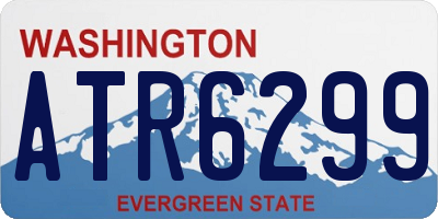WA license plate ATR6299