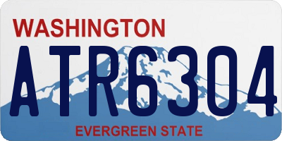 WA license plate ATR6304