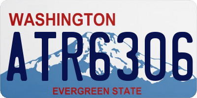WA license plate ATR6306