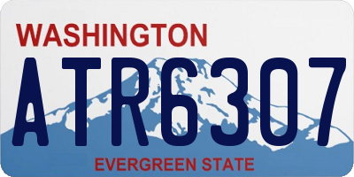 WA license plate ATR6307
