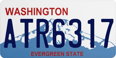 WA license plate ATR6317