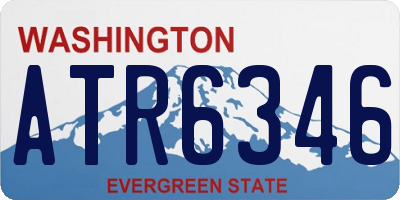 WA license plate ATR6346