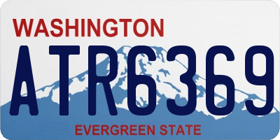WA license plate ATR6369