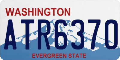 WA license plate ATR6370