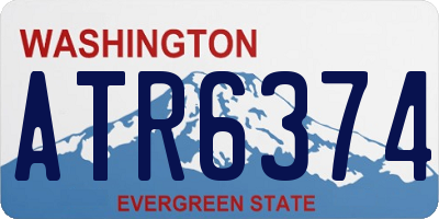WA license plate ATR6374