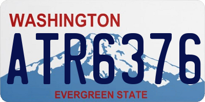 WA license plate ATR6376