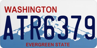 WA license plate ATR6379