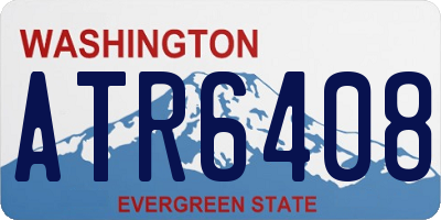WA license plate ATR6408