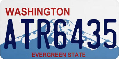 WA license plate ATR6435