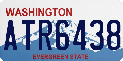 WA license plate ATR6438