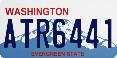 WA license plate ATR6441