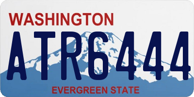 WA license plate ATR6444