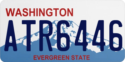 WA license plate ATR6446
